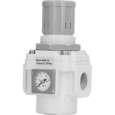 HEAT Luftdruckregler 14,5 Bis 123,3 Psi, G1/2-zoll-gewinde, Luftdurchsatzregelventil Aus Aluminiumlegierung Mit Manometer HEAT Luftdruckregler 14,5 Bis 123,3 Psi, G1/2-zoll-gewinde, Luftdurchsatzregelventil Aus Aluminiumlegierung Mit Manometer