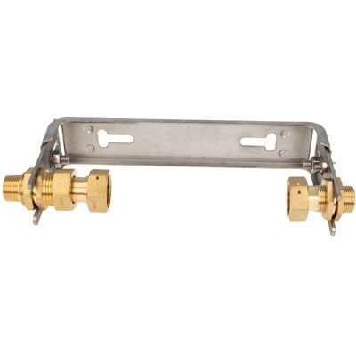 Schlösser Armaturen Wz-einbaubuegel, Waager, M.vsb Verst, Qn 2, 5, 3/4"x3/4", Edelst. Schlösser Armaturen Wz-einbaubuegel, Waager, M.vsb Verst, Qn 2, 5, 3/4"x3/4", Edelst.