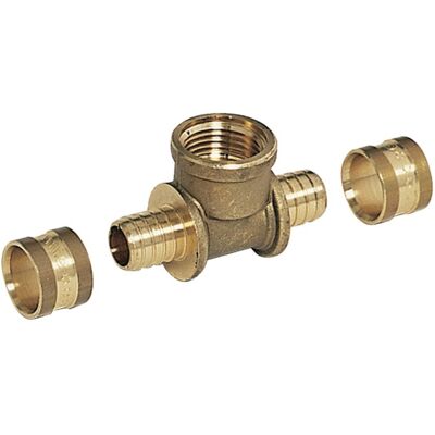 Rehau - 138513-001 - T-stück Weiblich 16/1/2'f / 16 - Gelb Rehau - 138513-001 - T-stück Weiblich 16/1/2'f / 16 - Gelb