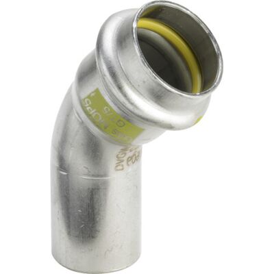 Viega - Bogen 45 Grad Sc Sanpress Inox G 0226.1 Für Gas In 54mm Edelstahl Viega - Bogen 45 Grad Sc Sanpress Inox G 0226.1 Für Gas In 54mm Edelstahl