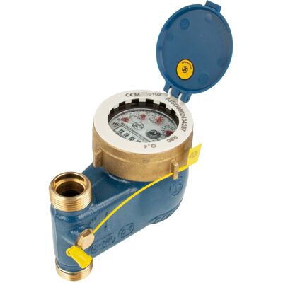 Schlösser Armaturen - Js Steigrohr Hauswasserzähler Mnrs 3/4 Zoll Dn 20 Q3=4, R80, Baulänge 105 Mm Schlösser Armaturen - Js Steigrohr Hauswasserzähler Mnrs 3/4 Zoll Dn 20 Q3=4, R80, Baulänge 105 Mm