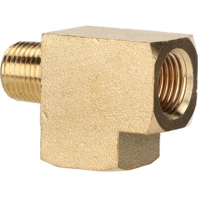 HEAT Massives T-stück Aus Messing, 1000 Psi, 1/8 Zoll Npt-außengewinde, Korrosionsbeständig, Für Automobilumbauten HEAT Massives T-stück Aus Messing, 1000 Psi, 1/8 Zoll Npt-außengewinde, Korrosionsbeständig, Für Automobilumbauten
