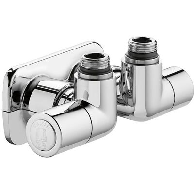 Paar Doppeleckventile Für Heizkörperarmatur Linke Ausführung High-style Caleffi 400410 1/2' Paar Doppeleckventile Für Heizkörperarmatur Linke Ausführung High-style Caleffi 400410 1/2'