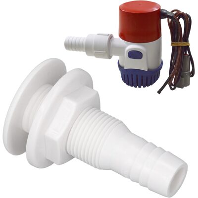 JUTE Montagesatz Für Bilgenpumpen Mit 19 Mm (3/4 Zoll) Durchmesser Pvc-rohr Und 1,8 M (6 Fuß) Schlauch. JUTE Montagesatz Für Bilgenpumpen Mit 19 Mm (3/4 Zoll) Durchmesser Pvc-rohr Und 1,8 M (6 Fuß) Schlauch.