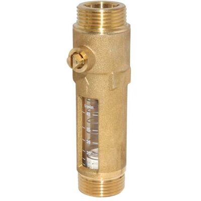 Afriso - Durchflussmesser Flowmeter Dfm 15-2m 2 Bis 12 Liter Ag3/4" X Ag3/4" (eurokonus) 80963 Afriso - Durchflussmesser Flowmeter Dfm 15-2m 2 Bis 12 Liter Ag3/4" X Ag3/4" (eurokonus) 80963