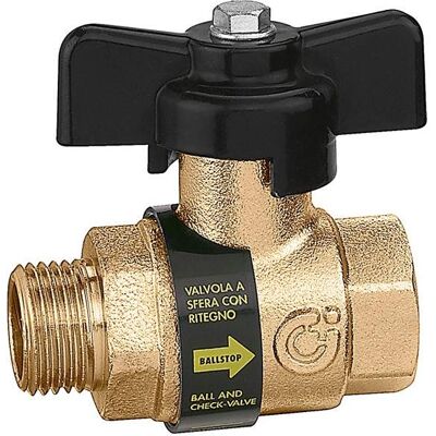 Caleffi Kugelhahn mit Rückschlag - 332400 Caleffi Kugelhahn mit Rückschlag - 332400
