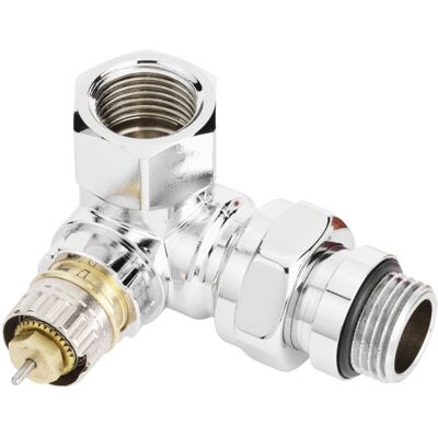 Danfoss Ventilgehäuse Ra-ncx 15 R 1/2", Winkelausführung Rechts, Verchromt Danfoss Ventilgehäuse Ra-ncx 15 R 1/2", Winkelausführung Rechts, Verchromt