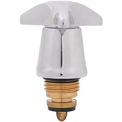 SCHLÖSSER ARMATUREN Js Sanitaer-oberteil,3-sterngriff Farbp.bl/r,dn10,3/8",zink-dr.guss SCHLÖSSER ARMATUREN Js Sanitaer-oberteil,3-sterngriff Farbp.bl/r,dn10,3/8",zink-dr.guss