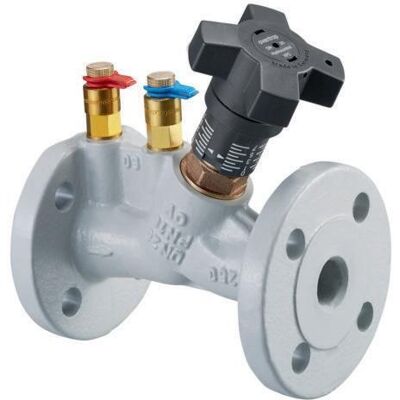 Oventrop - Hydrocontrol Vfc Strangregulierventil Dn 40 Pn 16 Flansch Din, 2 Messventile, Gg 25 Oventrop - Hydrocontrol Vfc Strangregulierventil Dn 40 Pn 16 Flansch Din, 2 Messventile, Gg 25