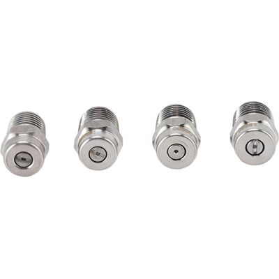 HEAT Satz Mit 4 Gewindedüsen, 22 Mm, Aus Edelstahl 304, G1/4 Außengewinde, Zubehör Für Hochdruckreiniger, Lochdurchmesser: 1,07 Mm / 0,42 Zoll HEAT Satz Mit 4 Gewindedüsen, 22 Mm, Aus Edelstahl 304, G1/4 Außengewinde, Zubehör Für Hochdruckreiniger, Lochdurchmesser: 1,07 Mm / 0,42 Zoll