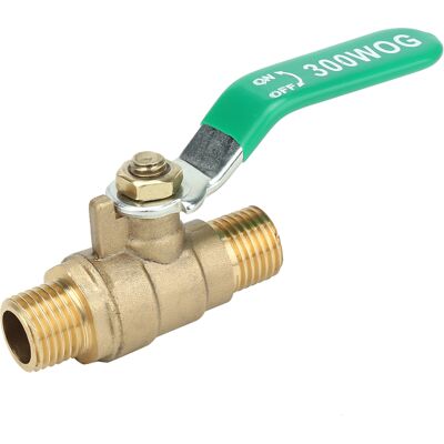 HEAT Kugelhahn Aus Messing Mit Außengewinde, Zweiwege-mini-kugelhahn, Absperrventil (g1/4") HEAT Kugelhahn Aus Messing Mit Außengewinde, Zweiwege-mini-kugelhahn, Absperrventil (g1/4")