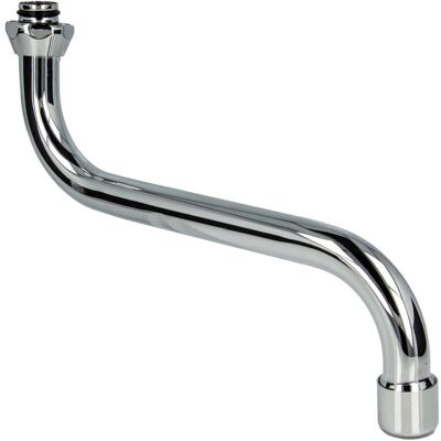 S-auslauf Für Wand-armaturen 3/4 Zoll Konisch Dichtend, Länge 300 Mm, Messing Verchromt - Tecuro S-auslauf Für Wand-armaturen 3/4 Zoll Konisch Dichtend, Länge 300 Mm, Messing Verchromt - Tecuro