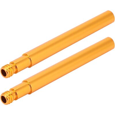 HEAT Lot De 2 Rallonges De Valve Presta 60 Mm Pour Pneus De Vélo (dorées) HEAT Lot De 2 Rallonges De Valve Presta 60 Mm Pour Pneus De Vélo (dorées)