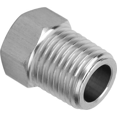 HEAT 2 Stück Bsp-gewinde-adapter (innen-/außengewinde) Für Rohrverschraubungen, Reduzierstücke, Pneumatische Druckmessgeräte, Wasserrohrverbindungen 1/2"-1/4" HEAT 2 Stück Bsp-gewinde-adapter (innen-/außengewinde) Für Rohrverschraubungen, Reduzierstücke, Pneumatische Druckmessgeräte, Wasserrohrverbindungen 1/2"-1/4"