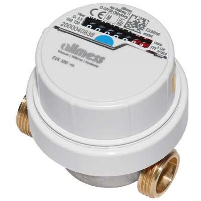 Allmess - Universal Vsystem Wasserzähler Kalt Warm Wohnungswasserzähler Verchromt Qn 1,5 80mm Ej 2025 Allmess - Universal Vsystem Wasserzähler Kalt Warm Wohnungswasserzähler Verchromt Qn 1,5 80mm Ej 2025