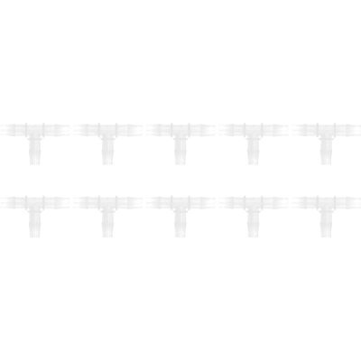 HEAT 10 Stück 3-wege-kunststoff-fittings, Druck- Und Temperaturbeständig, T-förmig, 1/2"-schlauchanschluss 11.1 HEAT 10 Stück 3-wege-kunststoff-fittings, Druck- Und Temperaturbeständig, T-förmig, 1/2"-schlauchanschluss 11.1