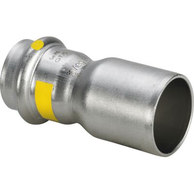 Viega - Red.-stück Mit Sc Sanpress Inox G 0215.1 Für Gas In 54x35mm Edelstahl Viega - Red.-stück Mit Sc Sanpress Inox G 0215.1 Für Gas In 54x35mm Edelstahl