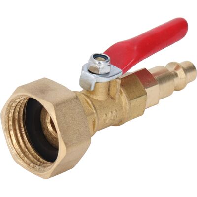 HEAT Winterablaufanschluss Aus Messing, 1/4"-schnellanschluss (außengewinde), 3/4"-ght-außengewinde, Sprinkleranschluss (innengewinde) Für Wohnmobile Und Yachten HEAT Winterablaufanschluss Aus Messing, 1/4"-schnellanschluss (außengewinde), 3/4"-ght-außengewinde, Sprinkleranschluss (innengewinde) Für Wohnmobile Und Yachten