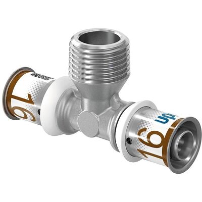 Uponor - S-Press Plus 16-R1/2 - T-Stück Uponor - S-Press Plus 16-R1/2 - T-Stück