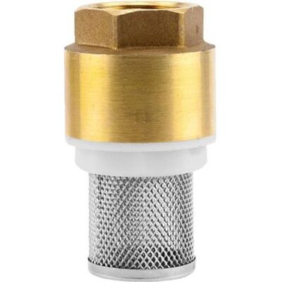 OEM Fußventil Aus Messing: Rückschlagventil, 32 Mm (g 1 Zoll) – Gewinde Zum Anschluss An Pumpen, Inklusive Saugfilter, Ventilkegel Und Dichtung OEM Fußventil Aus Messing: Rückschlagventil, 32 Mm (g 1 Zoll) – Gewinde Zum Anschluss An Pumpen, Inklusive Saugfilter, Ventilkegel Und Dichtung
