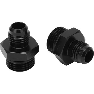HEAT An6-auf-orb8-verschraubung, 2 Stück, 6061-t6 Aluminium-o-ring-adapter (außengewinde) Für Kraftstoffleitung HEAT An6-auf-orb8-verschraubung, 2 Stück, 6061-t6 Aluminium-o-ring-adapter (außengewinde) Für Kraftstoffleitung