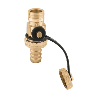 Kesselablasshahn Mit Schlauchanschluss Und Stopfen, 1/2 'm Caleffi 538400 1/2' M Kesselablasshahn Mit Schlauchanschluss Und Stopfen, 1/2 'm Caleffi 538400 1/2' M