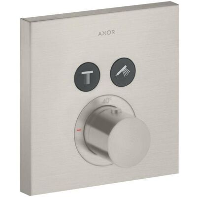Hansgrohe Axor Starck ShowerSelect Thermostat - Edelstahl - Duschthermostat für 2 Verbraucher Hansgrohe Axor Starck ShowerSelect Thermostat - Edelstahl - Duschthermostat für 2 Verbraucher