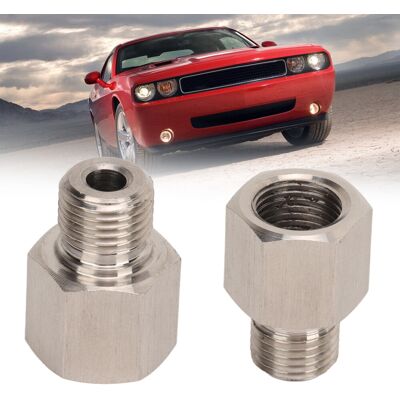 JUTE Ein Paar Edelstahl-fittings Mit 1/8" Npt-innengewinde Auf M10x1,0-außengewinde Mit Unterlegscheiben (tu0030) JUTE Ein Paar Edelstahl-fittings Mit 1/8" Npt-innengewinde Auf M10x1,0-außengewinde Mit Unterlegscheiben (tu0030)