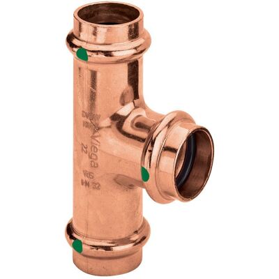 VIEGA Kupferrohr - 22x14x22 mm - Crimpen - 4mm Dicke VIEGA Kupferrohr - 22x14x22 mm - Crimpen - 4mm Dicke