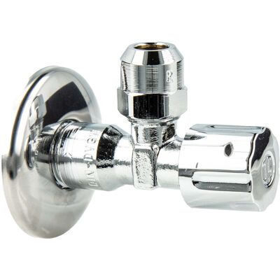 Schlösser Armaturen - Js Profi Eckventil 3/8 Zoll Selbstdichtend Handwerkerqualität Dvgw Messing Verchromt Schlösser Armaturen - Js Profi Eckventil 3/8 Zoll Selbstdichtend Handwerkerqualität Dvgw Messing Verchromt