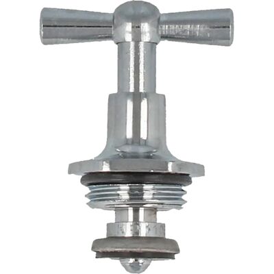 Tecuro - Ventil - Knebel - Oberteil 1/2 Zoll - Dn 15 Für Auslaufventile, Verchromt Tecuro - Ventil - Knebel - Oberteil 1/2 Zoll - Dn 15 Für Auslaufventile, Verchromt
