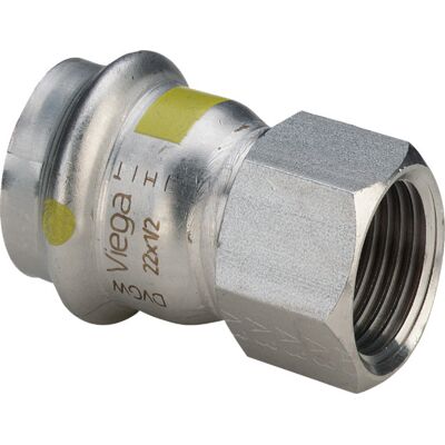 Sanpress Inox G-übergangsstück 0212 (gas) In D18 X Rp1/2 Edelstahl - Viega Sanpress Inox G-übergangsstück 0212 (gas) In D18 X Rp1/2 Edelstahl - Viega