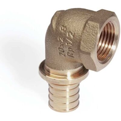 Rehau Winkelübergang Rautitan Rxplus, 16mm X Rp 3/4", Rotguss Rehau Winkelübergang Rautitan Rxplus, 16mm X Rp 3/4", Rotguss
