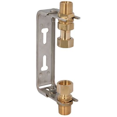 Schlösser Armaturen - Js Wasserzähler-bügel 1 1/4 Zoll, Steigstrang - Für Hauswasserzähler Q3 Dn 25 Baulänge 150 Mm, Verstellbar, Edelstahl Schlösser Armaturen - Js Wasserzähler-bügel 1 1/4 Zoll, Steigstrang - Für Hauswasserzähler Q3 Dn 25 Baulänge 150 Mm, Verstellbar, Edelstahl