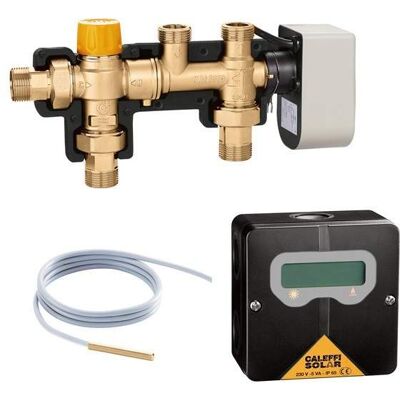 Caleffi Solarheizungskit - Thermostatischer Mischer & Umschaltventil - Solar/Boiler Caleffi Solarheizungskit - Thermostatischer Mischer & Umschaltventil - Solar/Boiler