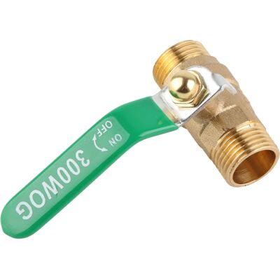 HEAT Kugelhahn Aus Messing Mit Außengewinde, Zweiwege-mini-kugelhahn, Absperrventil (g1/2") HEAT Kugelhahn Aus Messing Mit Außengewinde, Zweiwege-mini-kugelhahn, Absperrventil (g1/2")