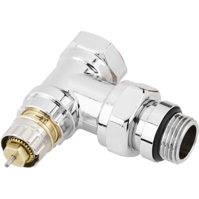 Danfoss Ventilgehäuse Ra-ncx 15 R 1/2", Eckausführung, Verchromt Danfoss Ventilgehäuse Ra-ncx 15 R 1/2", Eckausführung, Verchromt