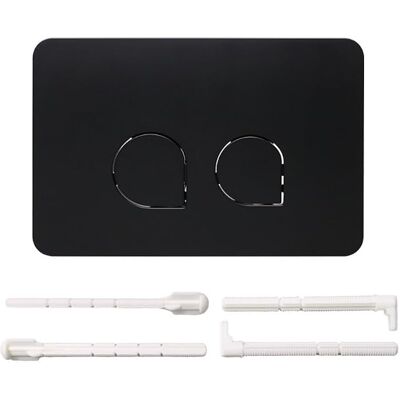 OEM Zweimengen-spülplatte Für Geberit 01 10 20 30 50 60 Up300 Up320, Weiße (schwarze) Kunststoff-spülplatte OEM Zweimengen-spülplatte Für Geberit 01 10 20 30 50 60 Up300 Up320, Weiße (schwarze) Kunststoff-spülplatte