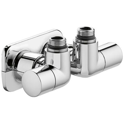 Paar Doppeleckventile Für Handtuchheizkörper Rechte Ausführung High-style Caleffi 400310 1/2' Paar Doppeleckventile Für Handtuchheizkörper Rechte Ausführung High-style Caleffi 400310 1/2'