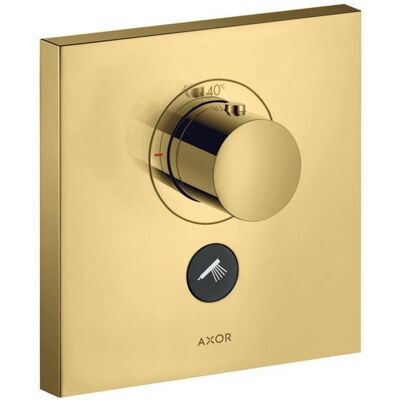 Hansgrohe Axor Starck ShowerSelect Quadratischer Thermostat - Polished Gold Hansgrohe Axor Starck ShowerSelect Quadratischer Thermostat - Polished Gold