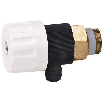 Caleffi Mini Ablassventil - Schwenkbar, Metallische Dichtung, PTFE-Gewinde - 100°C Caleffi Mini Ablassventil - Schwenkbar, Metallische Dichtung, PTFE-Gewinde - 100°C