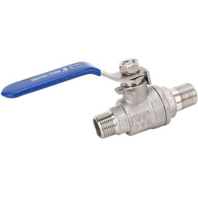 HEAT Kugelhahn Mit Vollem Durchgang, 3/8 Zoll, Edelstahl, Gute Abdichtung, Dn10 Außengewinde, Für Mechanische Anlagen HEAT Kugelhahn Mit Vollem Durchgang, 3/8 Zoll, Edelstahl, Gute Abdichtung, Dn10 Außengewinde, Für Mechanische Anlagen