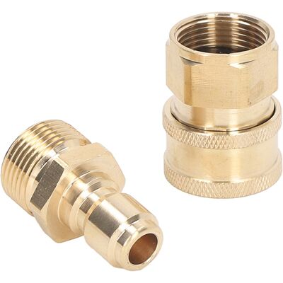 HEAT 5000 Psi Hochdruckreiniger-anschlüsse, Waschmaschinen-schlauchadapter, M22x1,5 Mm Außengewinde-stecker, M22x1,5 Mm Innengewinde-buchse HEAT 5000 Psi Hochdruckreiniger-anschlüsse, Waschmaschinen-schlauchadapter, M22x1,5 Mm Außengewinde-stecker, M22x1,5 Mm Innengewinde-buchse