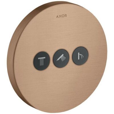 HANS GROHE Axor Starck ShowerSelect Runde Ventil - 3 Verbraucher - Unterputz HANS GROHE Axor Starck ShowerSelect Runde Ventil - 3 Verbraucher - Unterputz