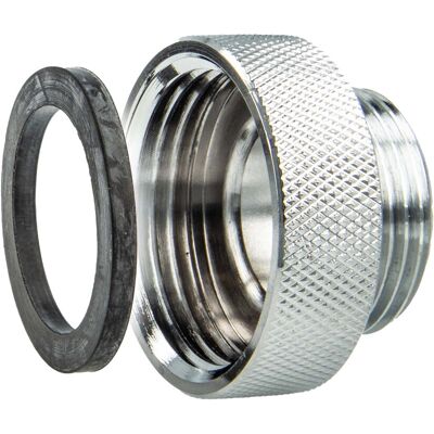 Tecuro - Aufnahme Adapter Übergangsstück, Für Ausläufe An Armaturen, Ag 3/4 Zoll Auf Ig 1 Zoll Tecuro - Aufnahme Adapter Übergangsstück, Für Ausläufe An Armaturen, Ag 3/4 Zoll Auf Ig 1 Zoll
