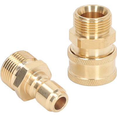 HEAT 5000 Psi Hochdruckreiniger-anschlüsse, Waschmaschinen-schlauchadapter, M22x1,5 Mm Außengewinde-stecker Und -buchse HEAT 5000 Psi Hochdruckreiniger-anschlüsse, Waschmaschinen-schlauchadapter, M22x1,5 Mm Außengewinde-stecker Und -buchse