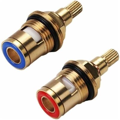 OEM Keramikscheibenkopf, Thermostatkartusche (paar Universelle Ersatz-keramikkartuschen Für Armaturen, 1/2"-vierteldrehung, 20 Kerben X 51 Mm) OEM Keramikscheibenkopf, Thermostatkartusche (paar Universelle Ersatz-keramikkartuschen Für Armaturen, 1/2"-vierteldrehung, 20 Kerben X 51 Mm)