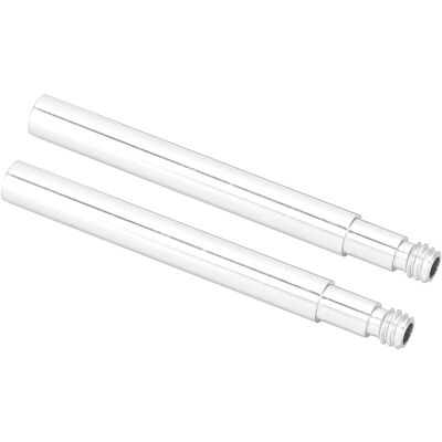 HEAT Lot De 2 Rallonges De Valve Presta 60 Mm Pour Pneus De Vélo (argent) HEAT Lot De 2 Rallonges De Valve Presta 60 Mm Pour Pneus De Vélo (argent)