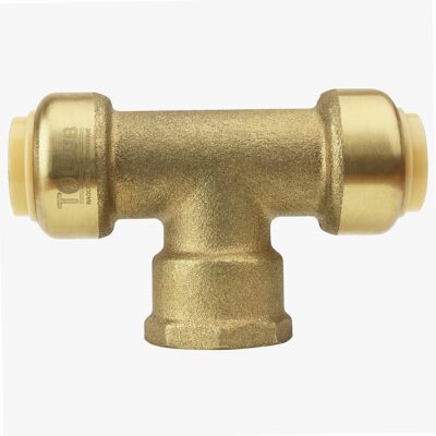 BOUTTÉ T-Stück Femelle - Messing - 15x21 - ø16 - Toutub BOUTTÉ T-Stück Femelle - Messing - 15x21 - ø16 - Toutub