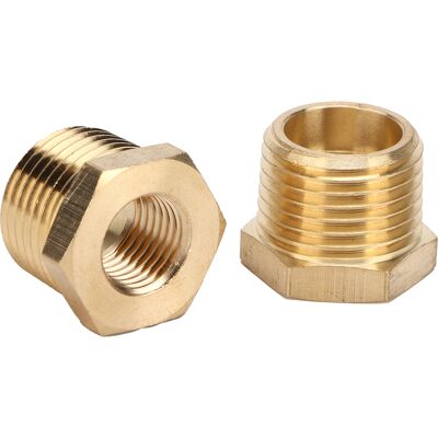 HEAT 2 Stück Messing-sechskant-reduzierbuchse 1/2 Npt Außengewinde Auf 1/4 Npt Innengewinde Schlauchadapter Autozubehör HEAT 2 Stück Messing-sechskant-reduzierbuchse 1/2 Npt Außengewinde Auf 1/4 Npt Innengewinde Schlauchadapter Autozubehör